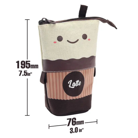 Coffee-Themed Pencil Case