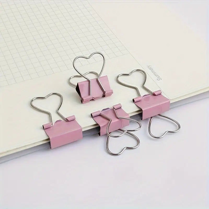 Heart-Shaped Binder Clip