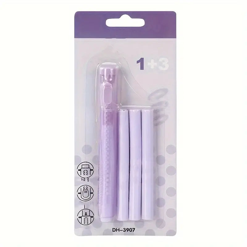 Retractable Eraser Set