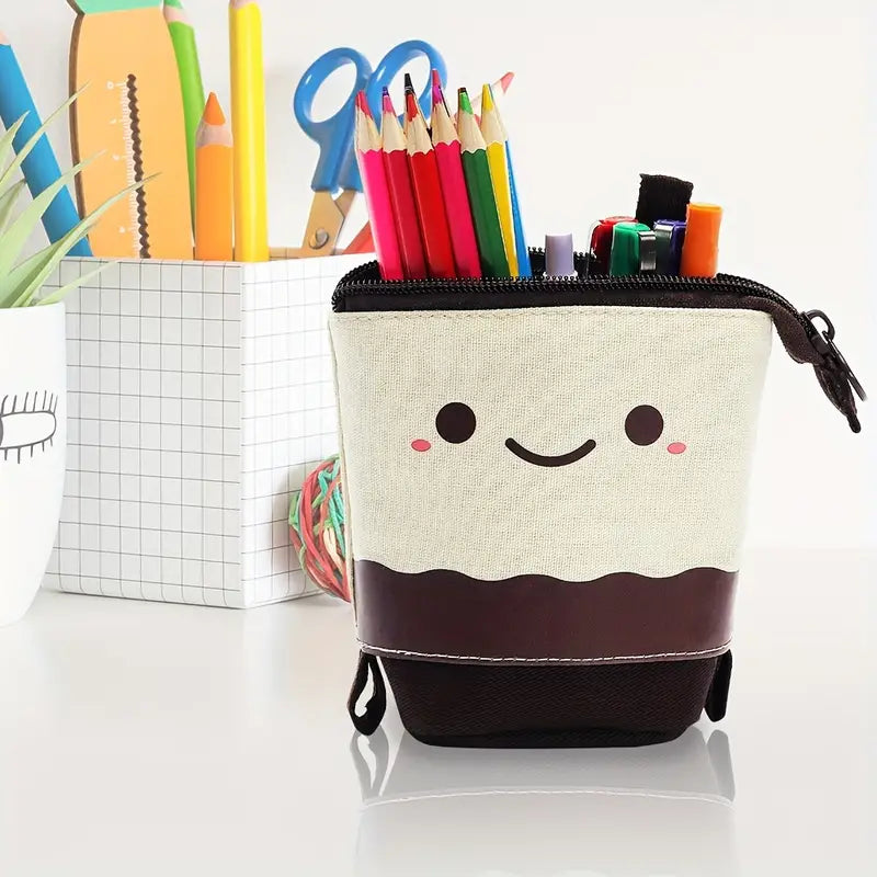 Coffee-Themed Pencil Case