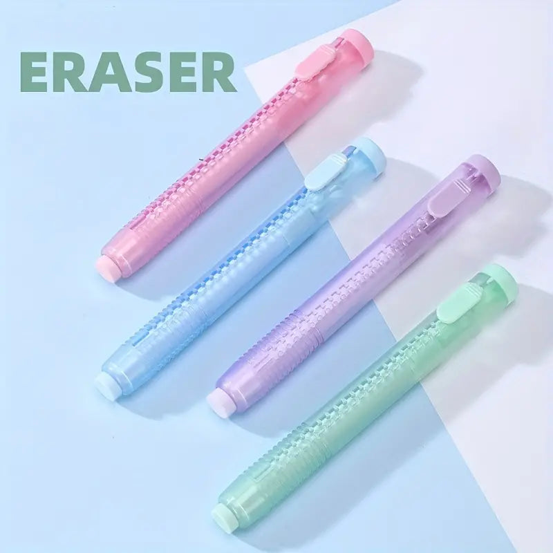 Retractable Eraser Set